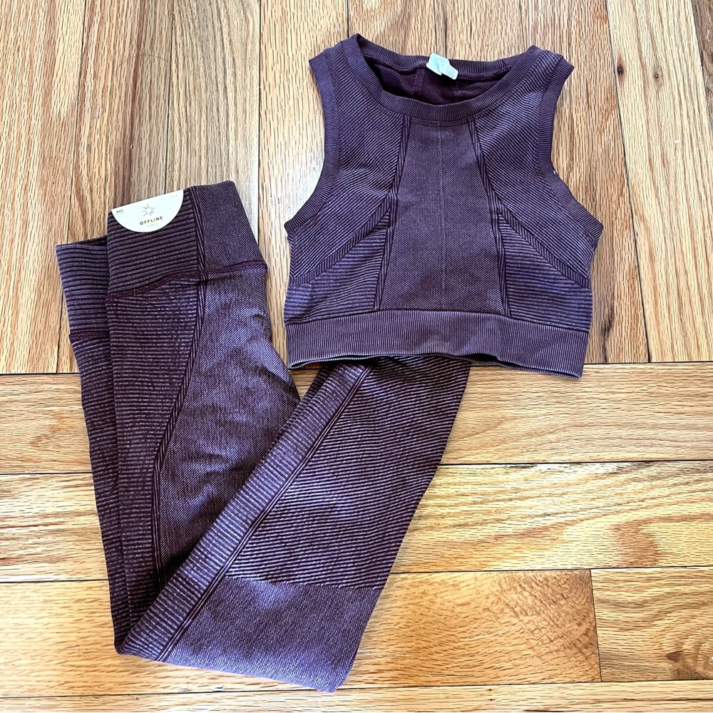 Aerie Workout Top and Legging Set